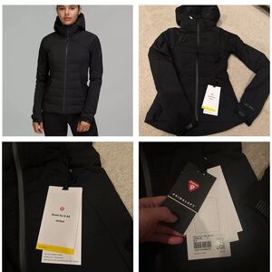Women's Black Lululemon Down for it all Jacket Size 2